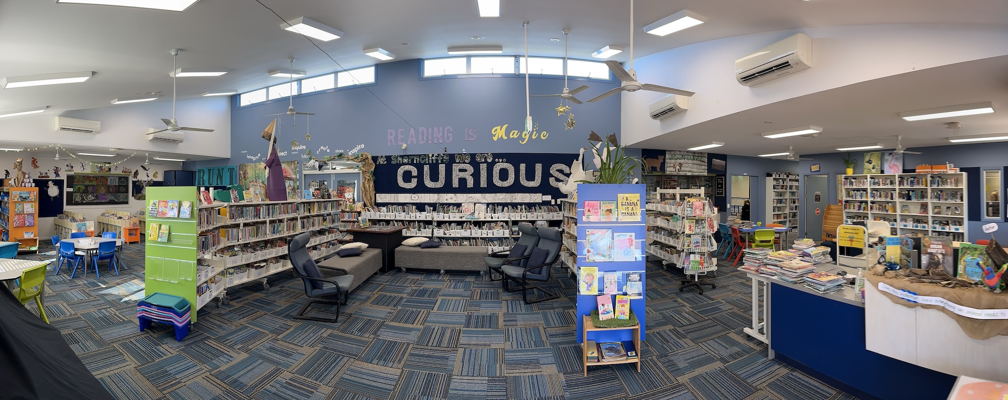 Shorncliffe State School Library Panorama